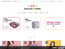 Tablet Screenshot of bucciadimela.it